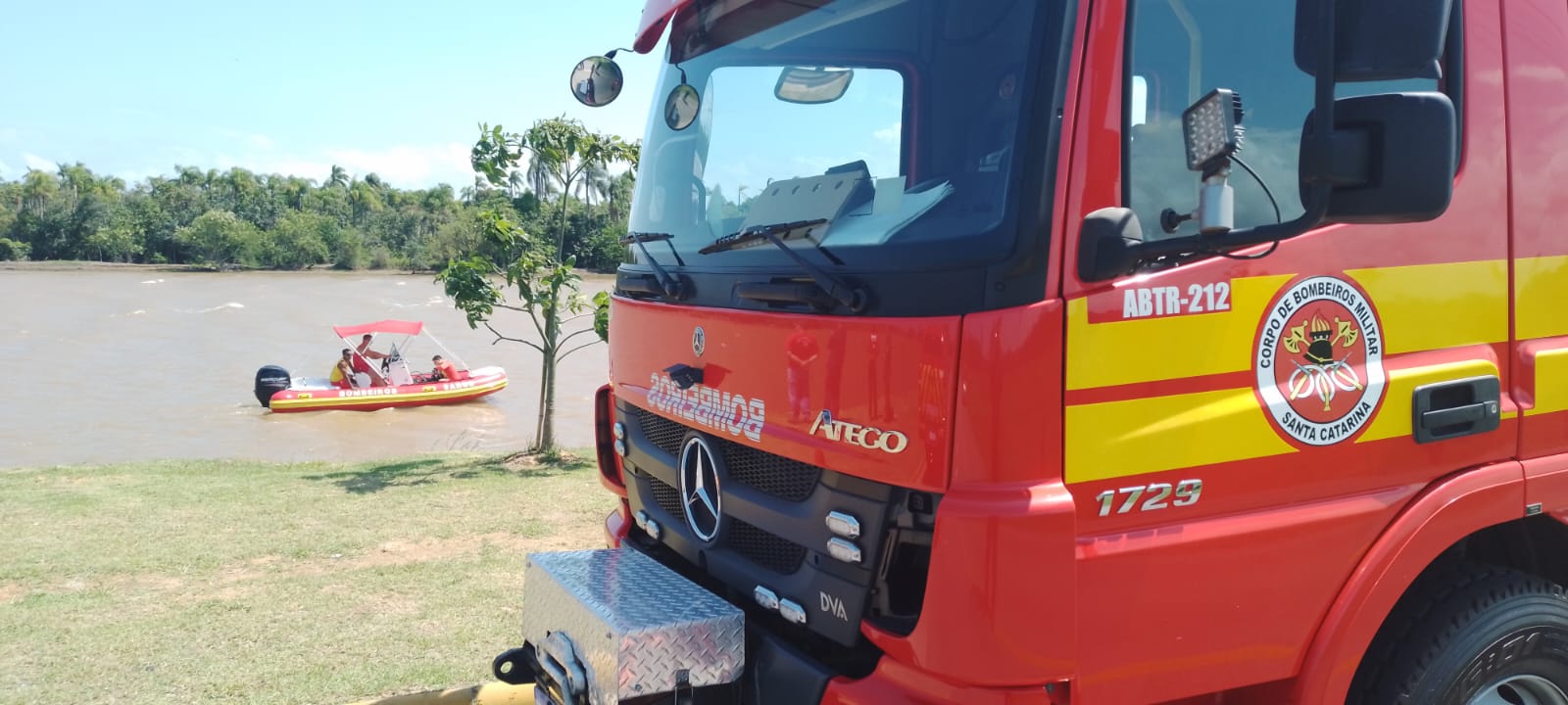 Imagem: Corpo de bombeiros