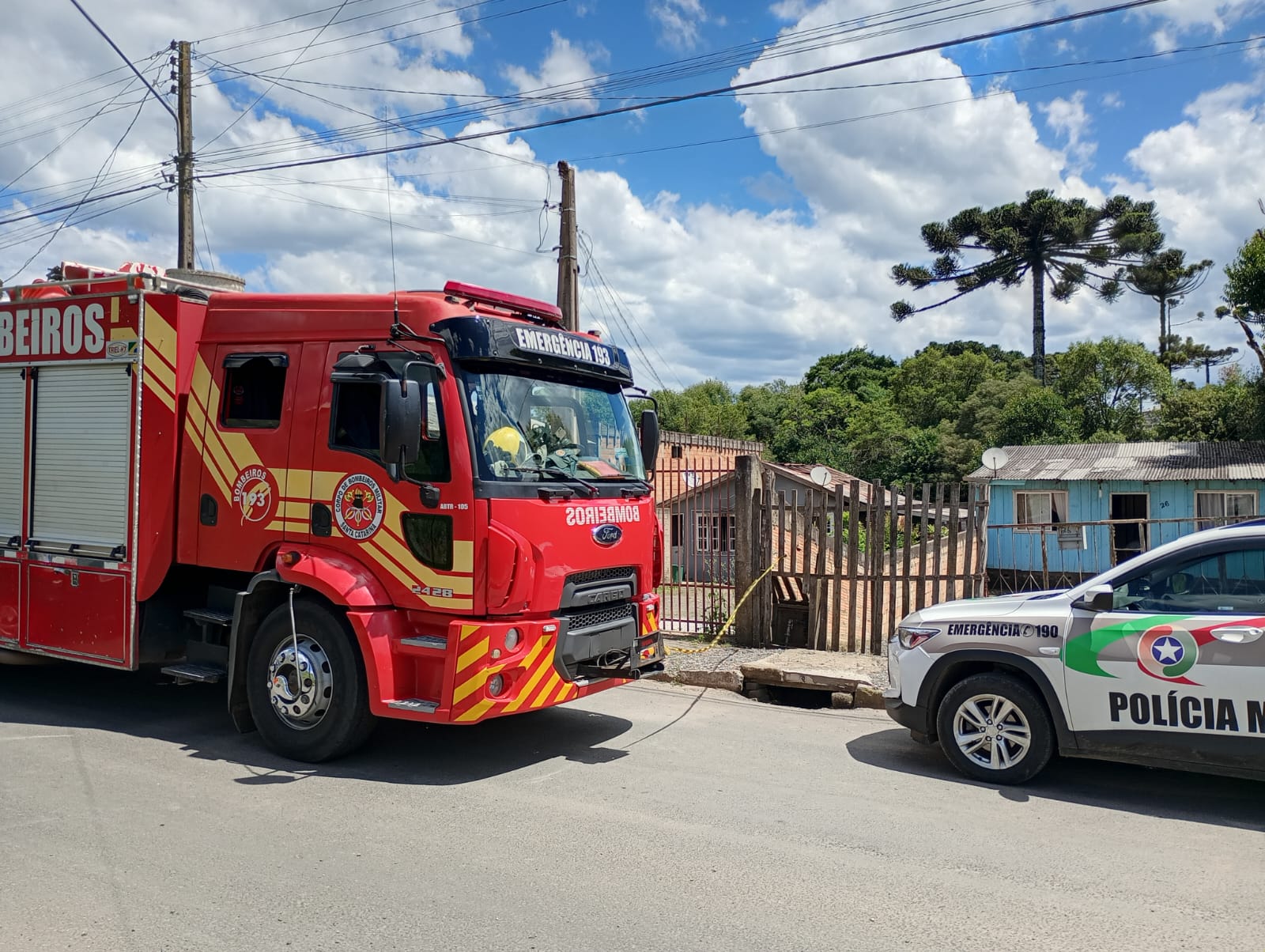 Homem é preso por atear fogo na casa da sogra em Lages