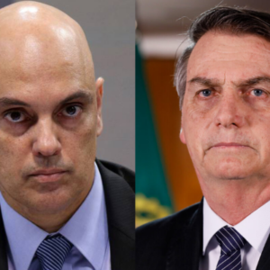 Bolsonaro ordenou monitoramento de Alexandre de Moraes; entenda. - Foto: Montagem/USP/Isac Nóbrega/Reprodução