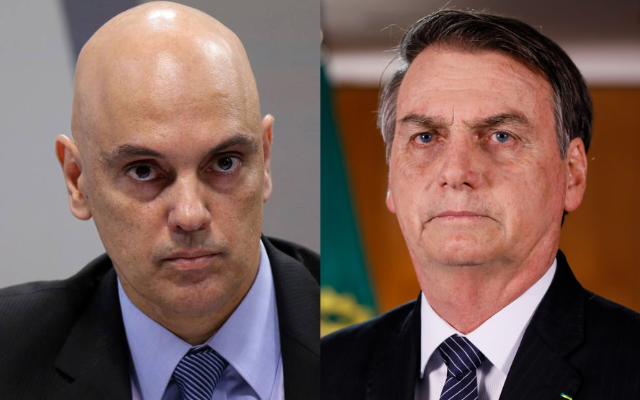 Bolsonaro ordenou monitoramento de Alexandre de Moraes; entenda. – Foto: Montagem/USP/Isac Nóbrega/Reprodução