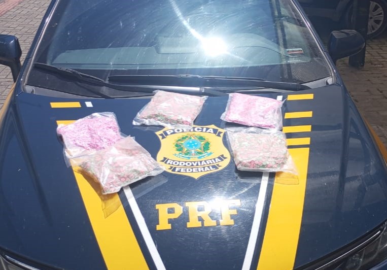 Bloco da PRF? Carga de ecstasy com destino ao Carnaval em Florianópolis é apreendida | Foto: PRF