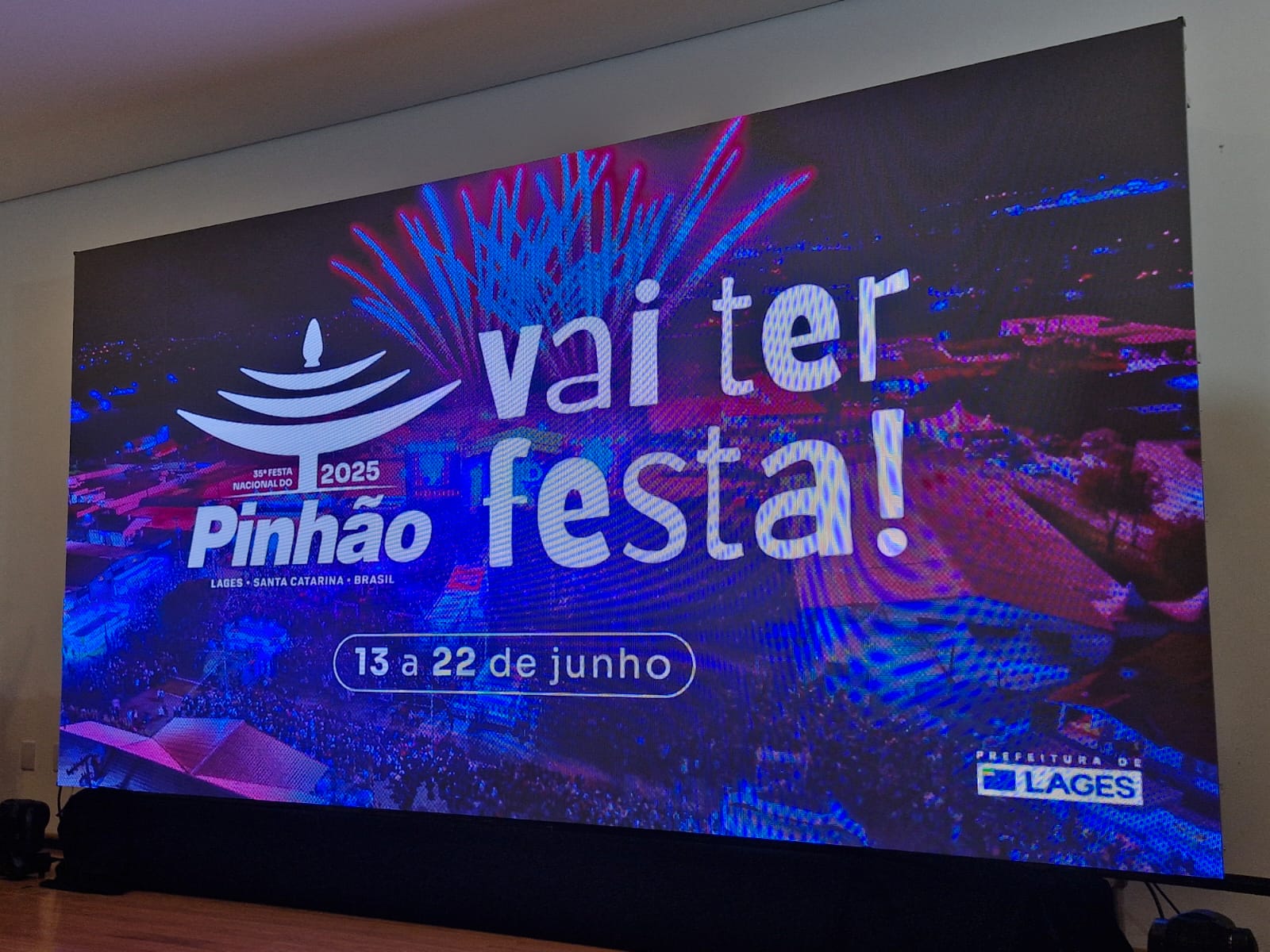 Lançado edital para escolha da empresa que vai realizar a 35ª Festa Nacional do Pinhão