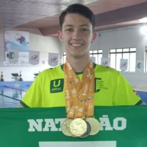 Atleta lageano é convocado para a seleção brasileira de natação | Foto: Arquivo Pessoal