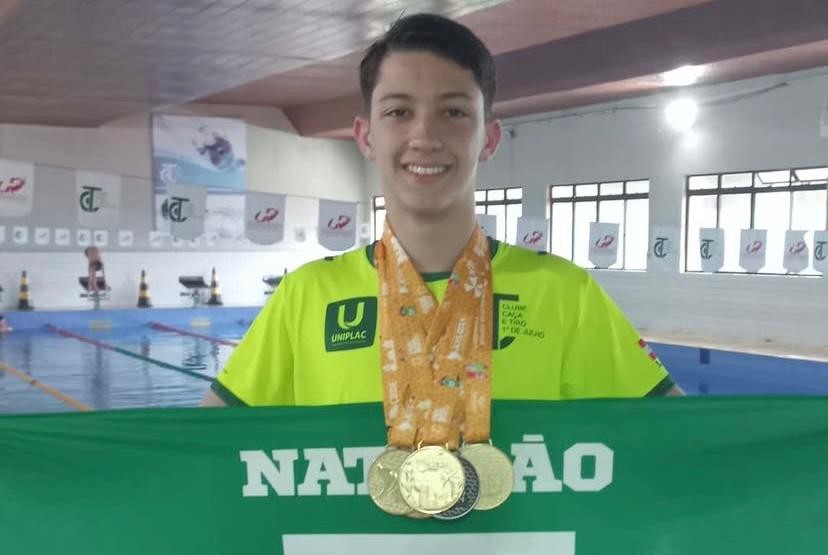 Atleta lageano é convocado para a seleção brasileira de natação | Foto: Arquivo Pessoal