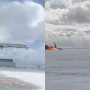 VÍDEO: veja momento em que avião cai e fica de 'cabeça para baixo' | Foto: Redes sociais
