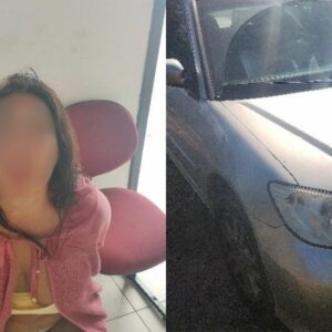 Mulher furta carro após 'Uber demorar para chegar' em posto de gasolina de SC | Foto: Cedida ao SCC10