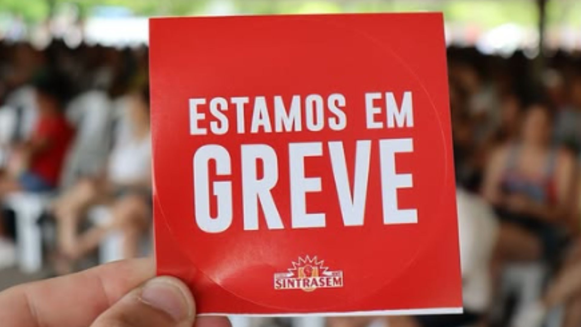 Greve em Florianópolis tem nova manifestação; veja serviços afetados. – Foto: Sintrasem/Reprodução