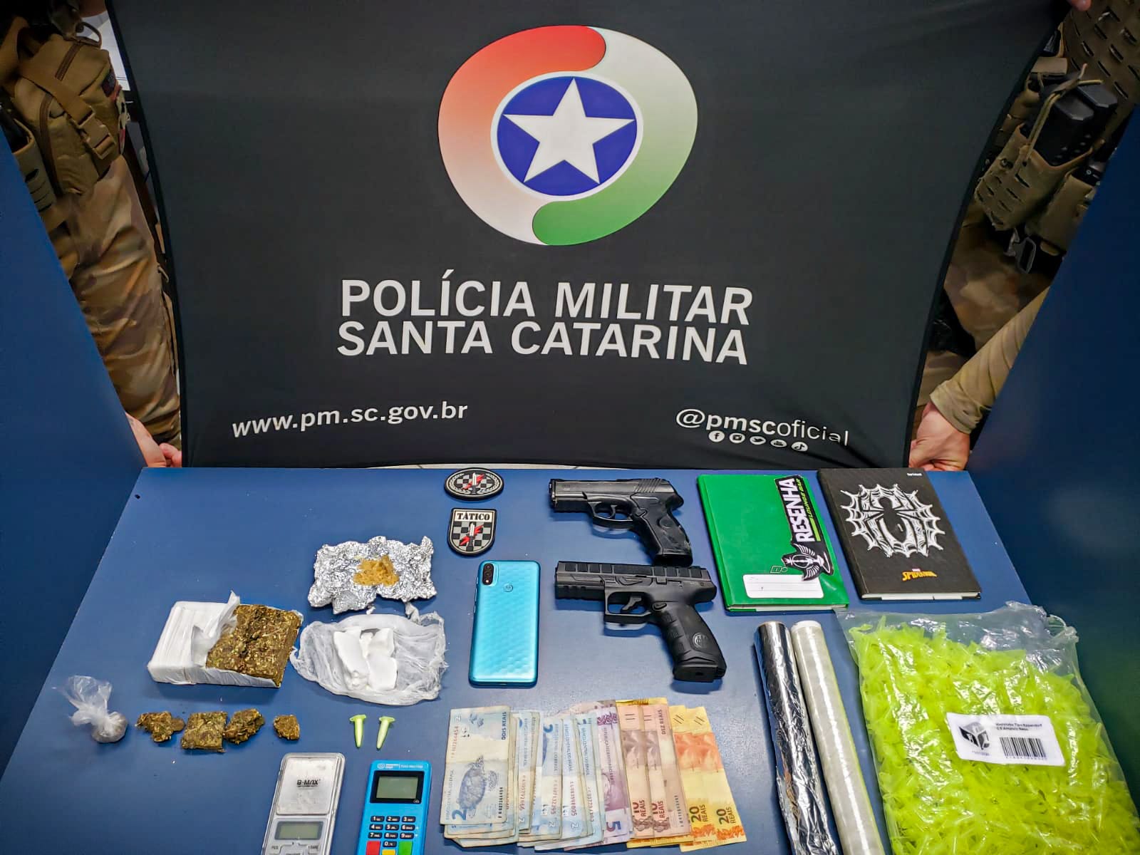 Imagem: Polícia Militar | Reprodução