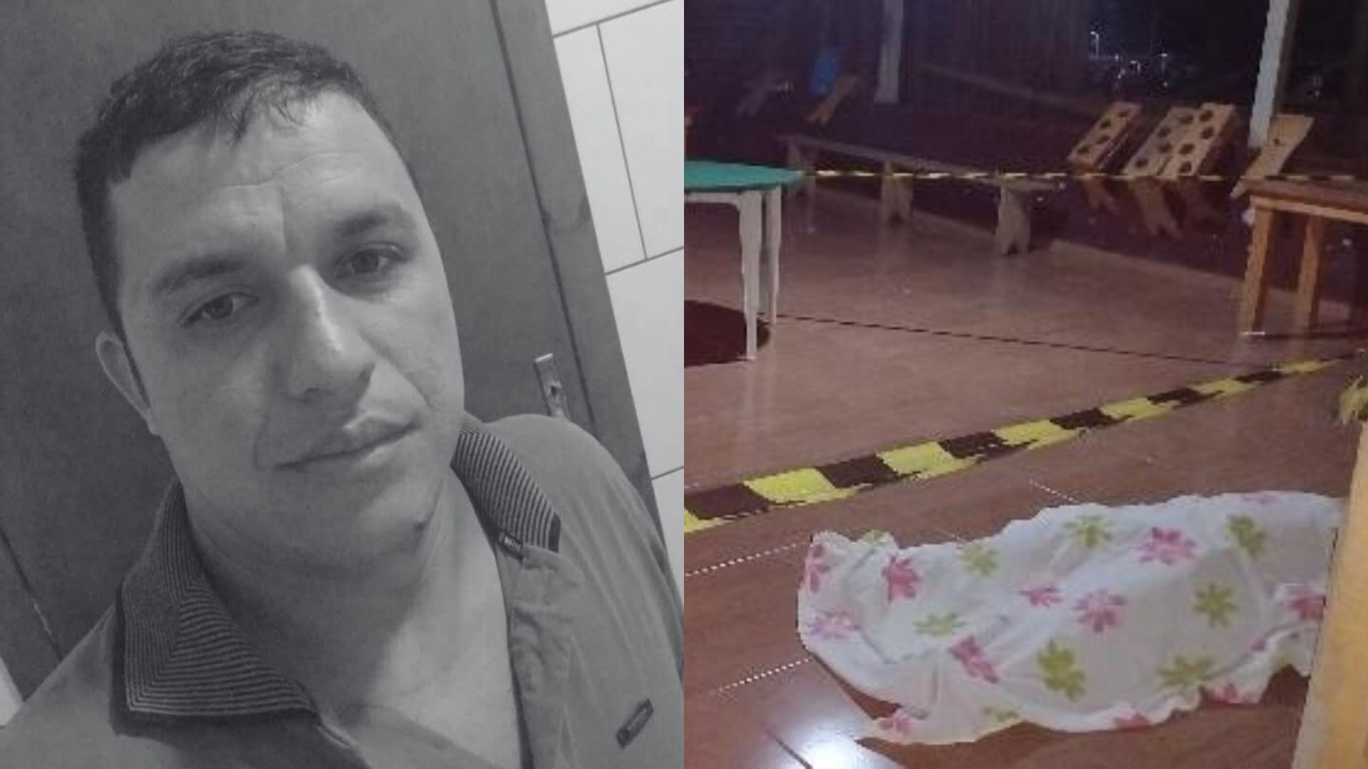 ‘Grande amigo’: quem era o homem morto com tiro no peito em bar de SC | Foto: PM/Redes sociais