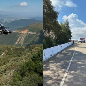 Homem morre após cair enquanto voava de asa delta em pequena cidade de SC | Foto: CBMSC