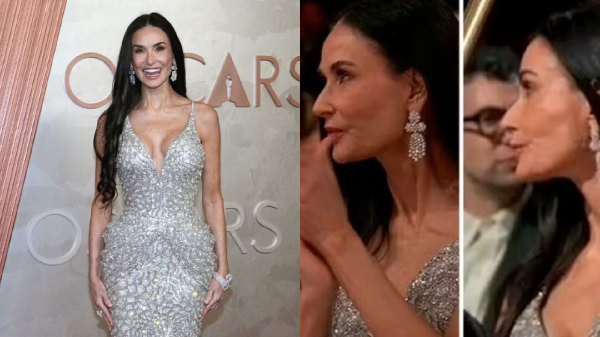 Veja o que disse Demi Moore após perder o Oscar de Melhor Atriz | Foto: Montagem/Redes Sociais