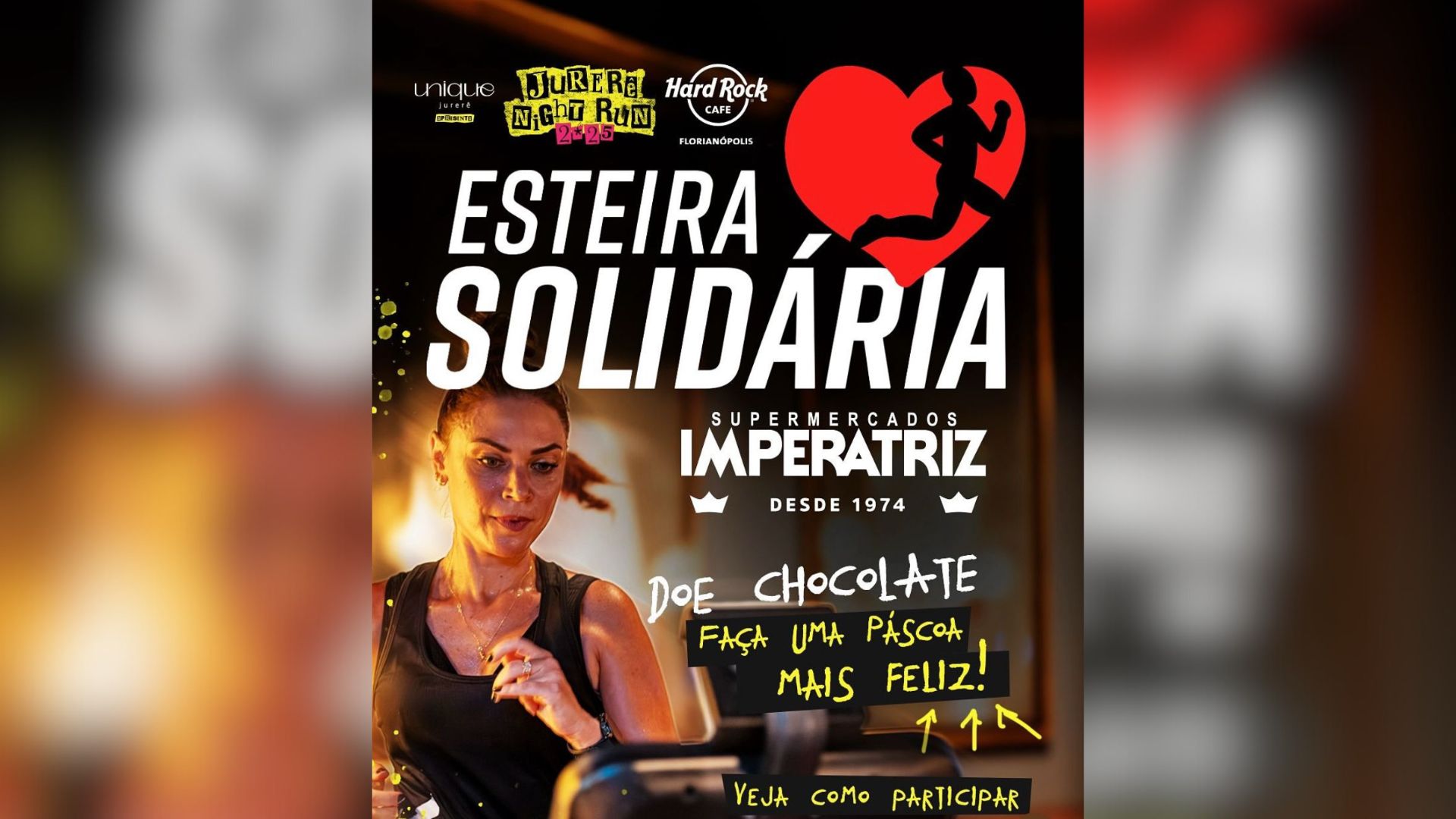 ‘Esteira Solidária’: evento esportivo arrecada chocolates para crianças da Fundação Somar em Florianópolis | Foto: Redes sociais/Reprodução