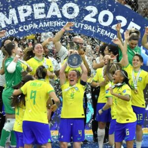 Brasil derrota a Argentina e é campeão da Copa América de Futsal | Foto: Danilo Camargo/ CBF FUTSAL/ Divulgação.