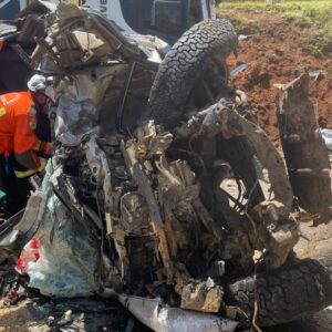 Gravíssimo acidente deixa mortos e feridos em rodovia de SC; veja fotos | Foto: CBMSC