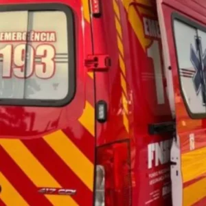Criança de 5 anos é atropelada por moto e sofre ferimentos graves em SC |  Foto: Corpo de Bombeiros.