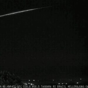 Chuva de meteoros é registrada durante a madrugada no Rio Grande do Sul; veja | Foto: reprodução/SBT News