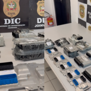 Empresário é preso por vender peças de carros roubados pela internet em SC | Foto: PCSC | divulgação
