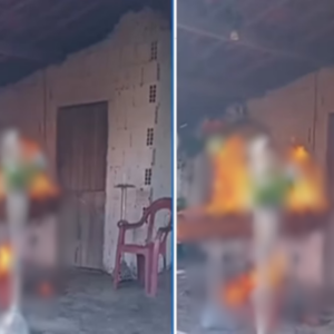 Facção invade velório e põe fogo em cadáver de rival | Foto: reprodução | redes sociais