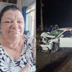 Mulher morre em grave colisão na BR-280 | Foto: arquivo pessoal | CBMSC