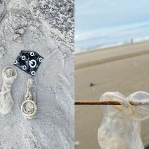 'Praia do sexo' tem areia cheia de camisinhas e grupo para encontros picantes | Foto: Metrópoles/Reprodução