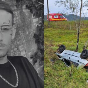'Tão novo': identificado motorista morto em pequena cidade de SC | Foto: Redes sociais/CBMSC/Reprodução