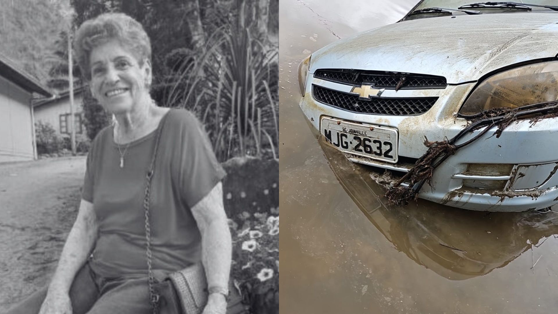 Idosa desaparecida é encontrada morta em carro dentro de rio em SC; entenda | Foto: PCSC/Redes sociais/Reprodução