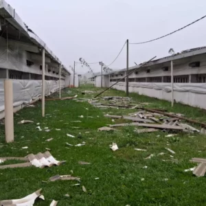 Temporal devasta cidades no Oeste de SC e deixa um morto em Palmitos | Foto: Defesa Civil/Divulgação 