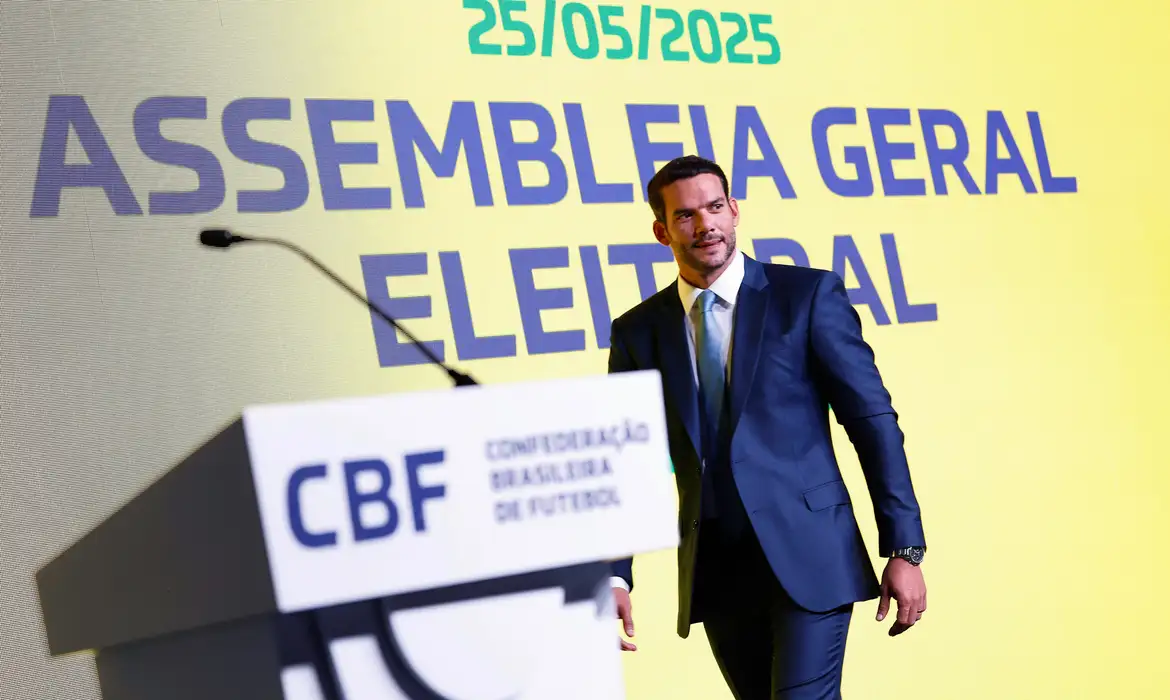 Novo presidente da CBF, Samir de Araújo Xaud | Fotografia: © Rafael Ribeiro/CBF