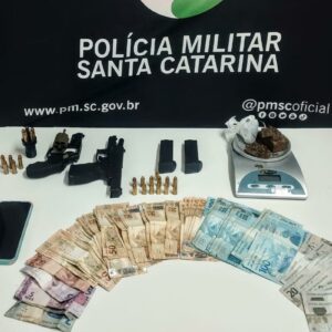 Operação foi realizada em Xanxerê | Imagem: PM/Reprodução