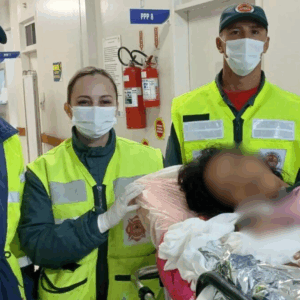 Dia das Mães com emoção: bombeiros realizam dois partos em ambulância em SC | Foto: CBMSC/Divulgação 