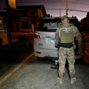 Homem condenado por estupro de vulnerável é preso após abordagem da PM | Foto: PMSC/reprodução