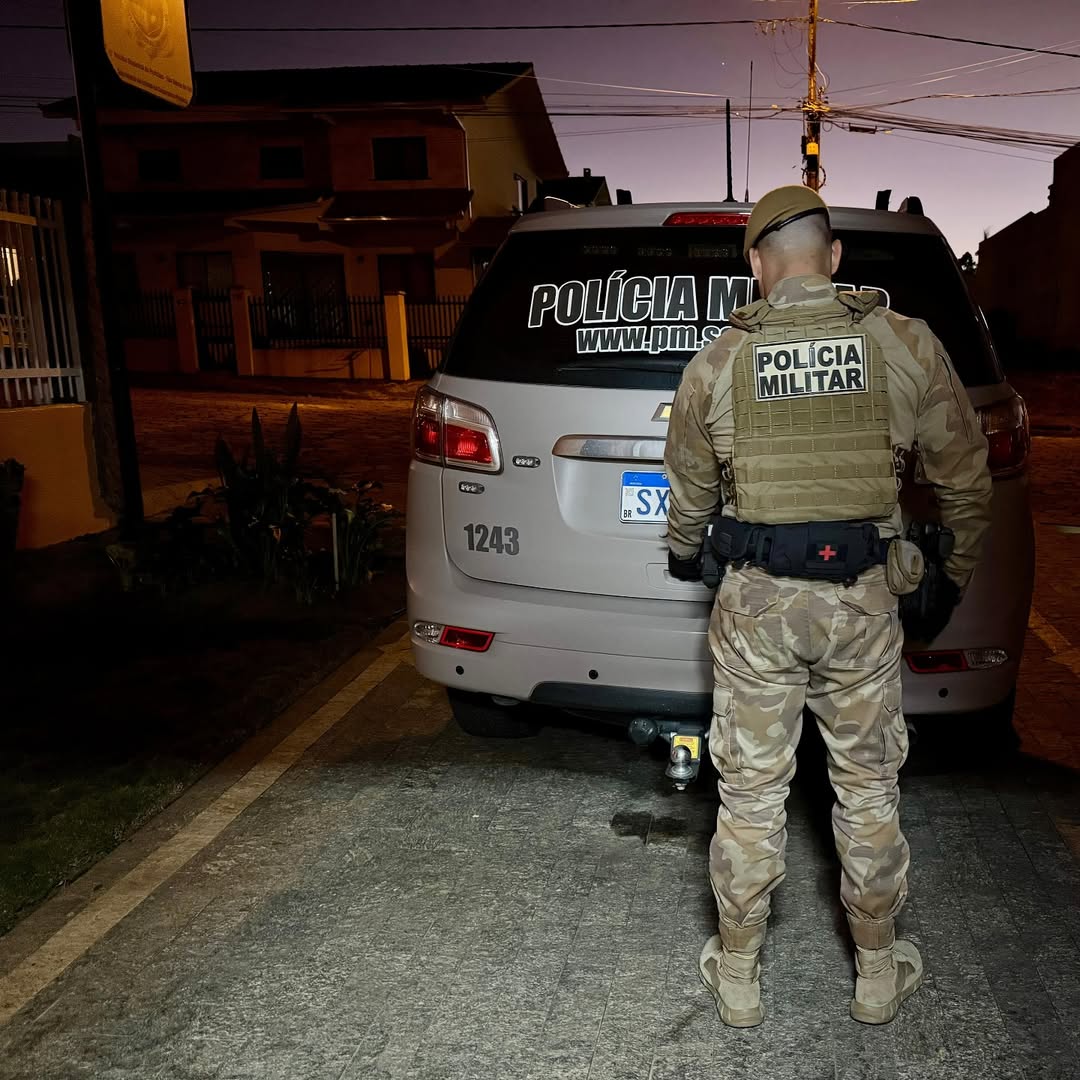 Homem condenado por estupro de vulnerável é preso após abordagem da PM | Foto: PMSC/reprodução