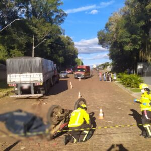 Acidente ocorreu em Abelardo Luz | Imagem: Corpo de Bombeiros/Reprodução
