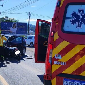 Motociclista de 65 anos morre em grave acidente em SC | Foto: CBMSC.