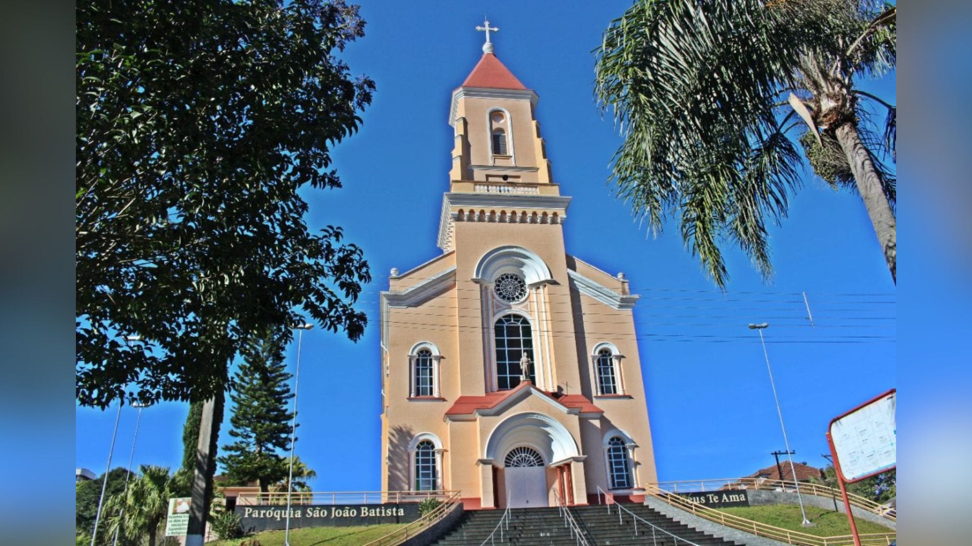 Pequena cidade de SC está entre as 10 melhores para se viver no Brasil, segundo Imazon | Paróquia São João Batista. Foto: Diocese de Joaçaba/Divulgação. 
