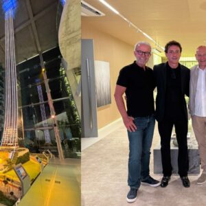 Luciano Hang participa de evento exclusivo para apresentação da maquete do Senna Tower | Imagens: divulgação