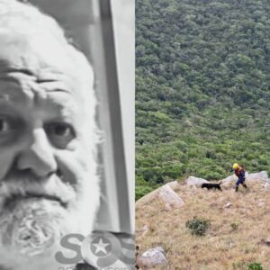 Corpo encontrado em praia de SC é de turista argentino desaparecido | Foto: SOS Desaparecidos/CBMSC/Reprodução