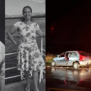 Grave acidente entre caminhão e carro mata casal em SC | Foto: Redes sociais/PMRv/Reprodução
