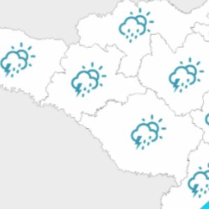 Semana começa com chance de temporais isolados e temperaturas amenas em SC | Imagem: Defesa Civil