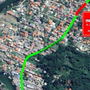 Trecho da estrada da Fortaleza da Barra será interditado  | Imagem: prefeitura de Florianópolis