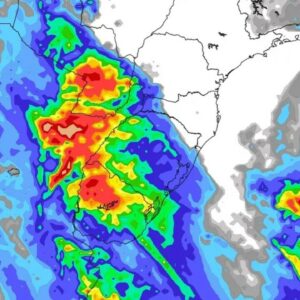 Frente fria mais intensa do ano avança e derruba temperaturas no Brasil : Imagem: repordução/ MetSul