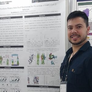 Doutorando da Udesc de Lages é premiado em congresso nacional de bioquímica | Foto: Arquivo pessoal/Reprodução