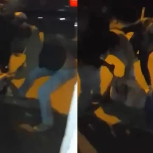 Mulher é arrastada pelos cabelos e agredida após ex-companheiro descobrir medida protetiva | Imagem: Massa | reprodução