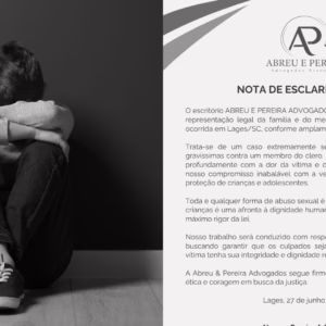 Defesa de família que acusa padre de abuso sexual em Lages se pronuncia. - Foto: Imagem Ilustrativa/Reprodução/Redes sociais