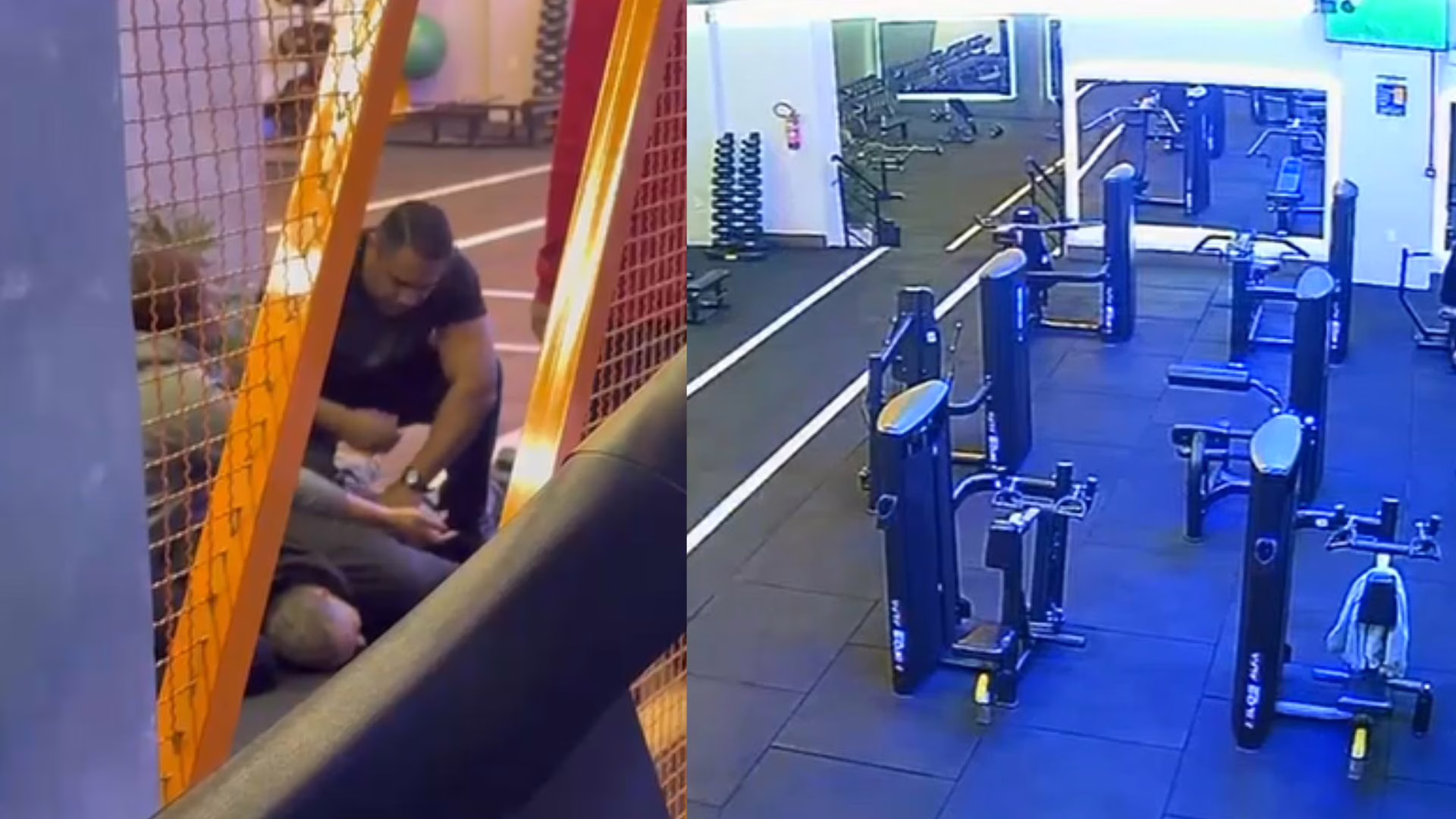 Homem atira em instrutor dentro de academia e acaba baleado por policial em Lages. – Foto: Reprodução