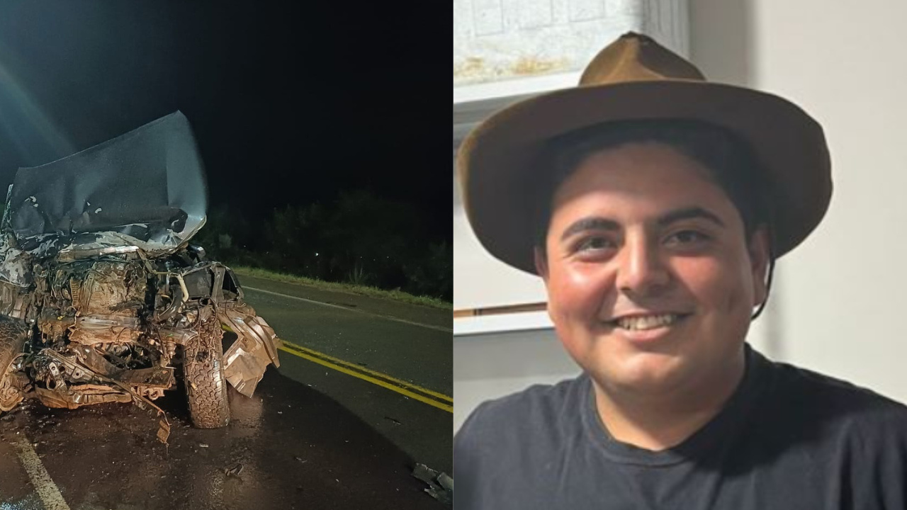 Identificado jovem que morreu em grave acidente na BR-470 em Curitibanos| Foto: 2 BBM/ reprodução redes sociais