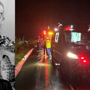 Jovens ficaram presos às ferragens do veículo | Imagem: Redes Sociais/Bombeiros/Reprodução