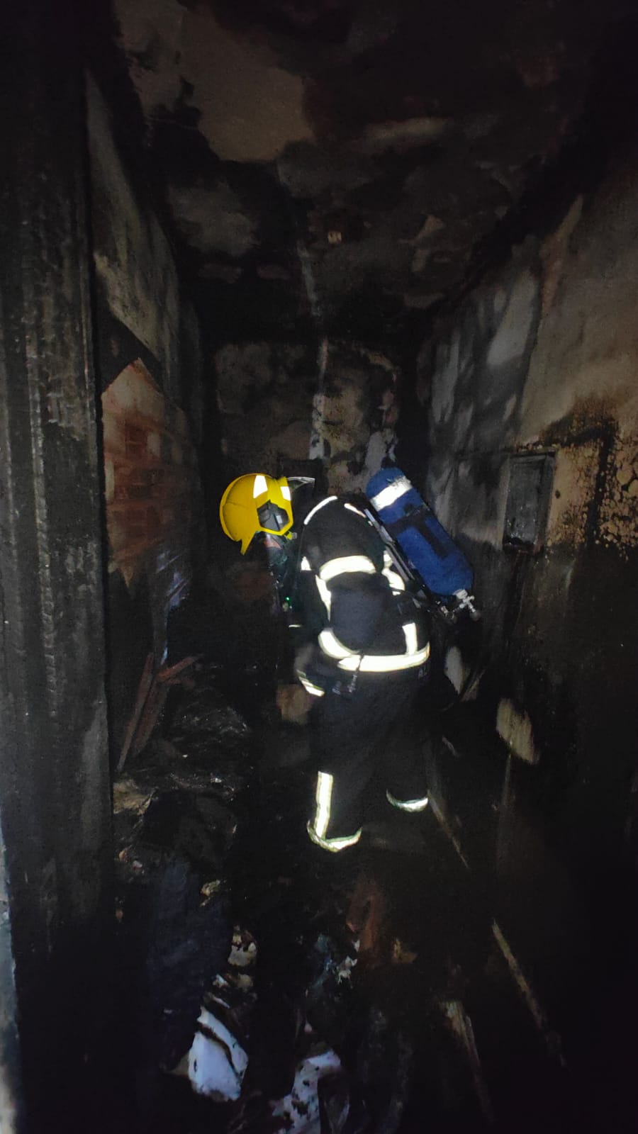 Incêndio atinge prédio no Centro de Florianópolis