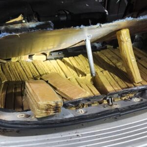 Maconha é encontrada em carro incendiado na BR-163 (2) | Imagem: PRF/Reprodução