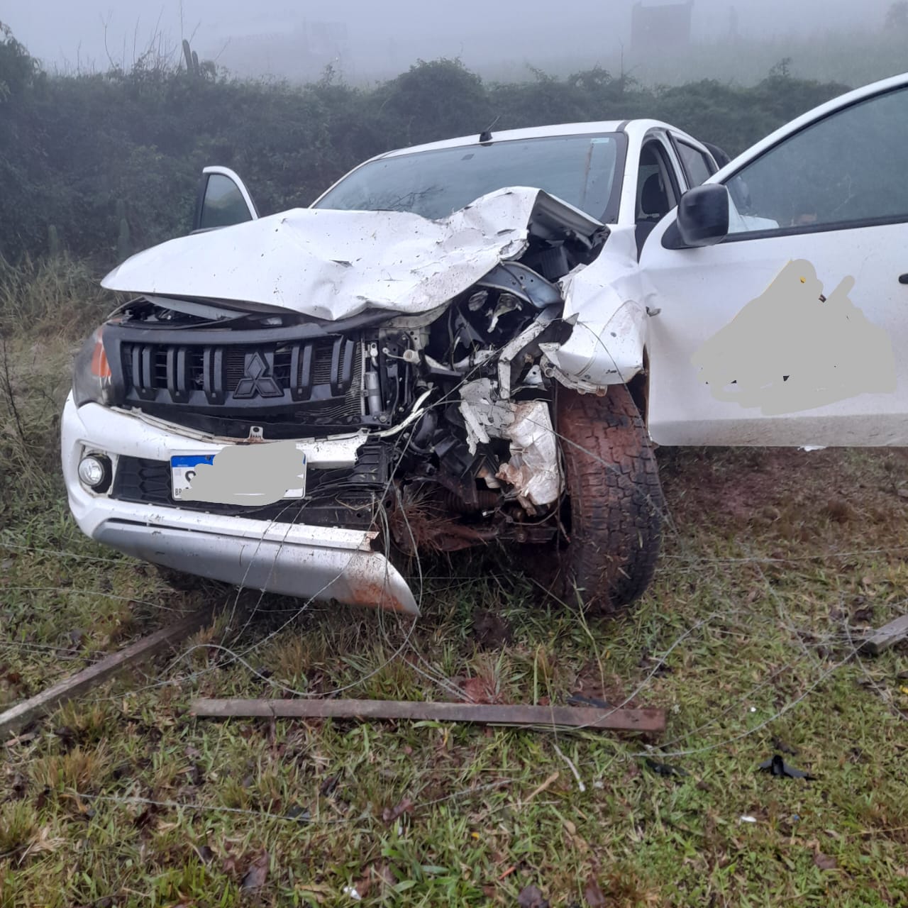 Motociclista morre ao colidir com caminhonete na SC-305